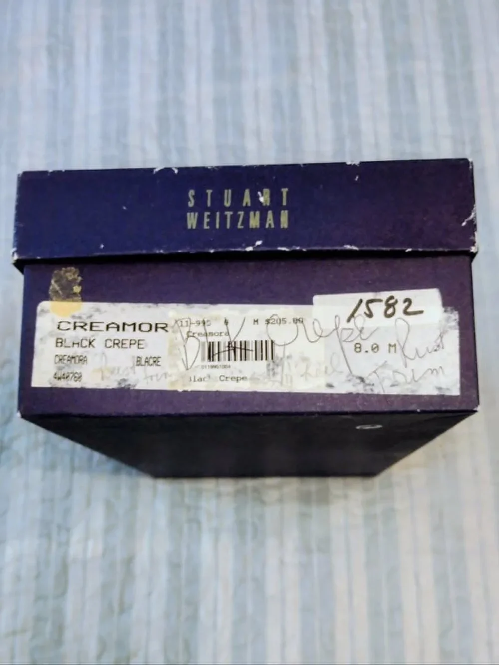 Vtg Stuart Weitzman EMPTY Designer Shoe Box 11.5